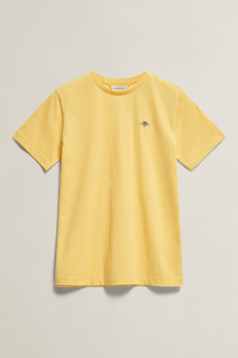 TRIČKO GANT SHIELD SS T-SHIRT BANANA YELLOW