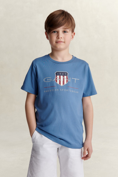 TRIČKO GANT ARCHIVE SHIELD SS T-SHIRT - Fotografie č. 1
