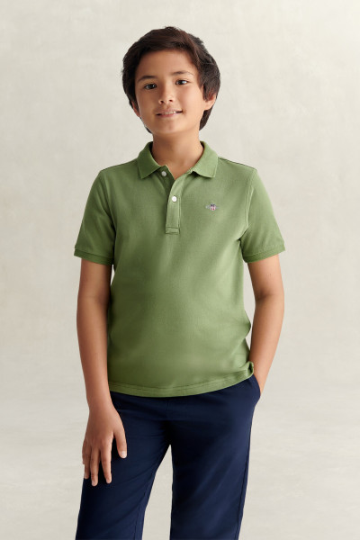POLOKOŠEĽA GANT SHIELD PIQUE SS POLO SHIRT - Fotografia č. 1
