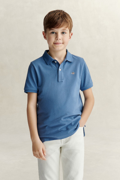 POLOKOŠILE GANT SHIELD PIQUE SS POLO SHIRT - Fotografie č. 1