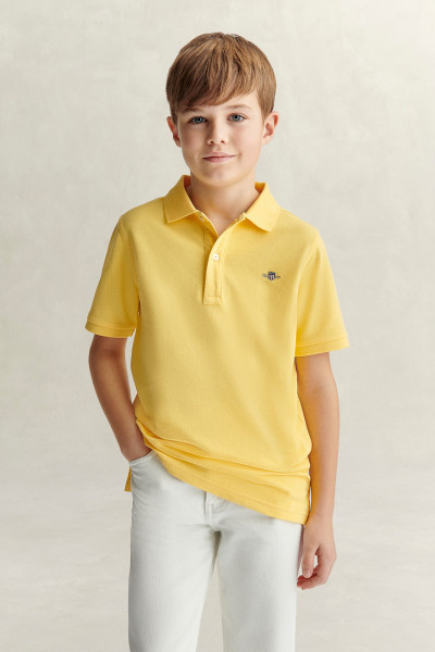 POLOKOŠILE GANT SHIELD PIQUE SS POLO SHIRT - Fotografie č. 1