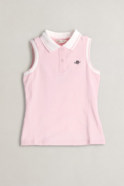 POLOKOŠILE GANT SHIELD SLEEVELESS POLO TOP - Fotografie č. 1