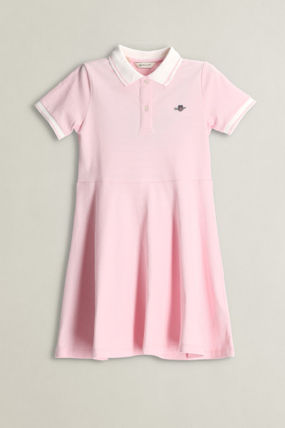 ŠATY GANT SHIELD SS POLO DRESS - Fotografie č. 1