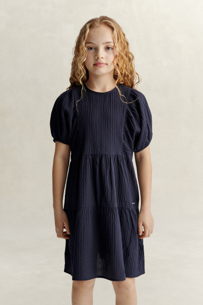 RUHA GANT SEERSUCKER TIERED DRESS - Kép 1