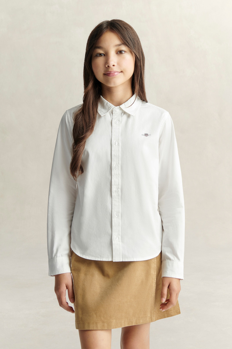 KOŠEĽA GANT COTTON SHIRT WHITE