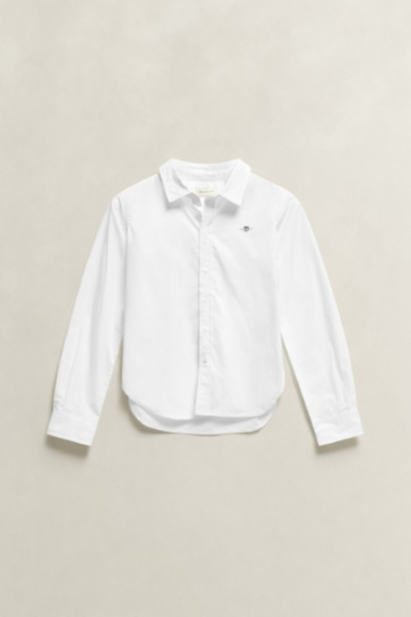 KOŠILE GANT COTTON SHIRT WHITE
