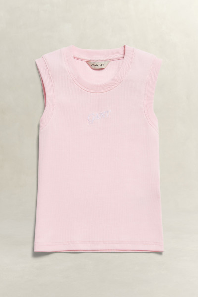 TRIČKO GANT LOGO RIB VEST - Fotografie č. 1