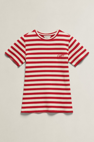TRIČKO GANT TEXTURED STRIPE TEE - Fotografie č. 1