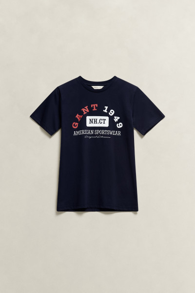 TRIČKO GANT AMERICAN SPORTSWEAR GRAPHIC SS T-SHIRT - Fotografie č. 1