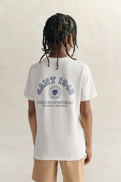 TRIČKO GANT CIRCLE GRAPHIC SS T-SHIRT - Fotografia č. 2