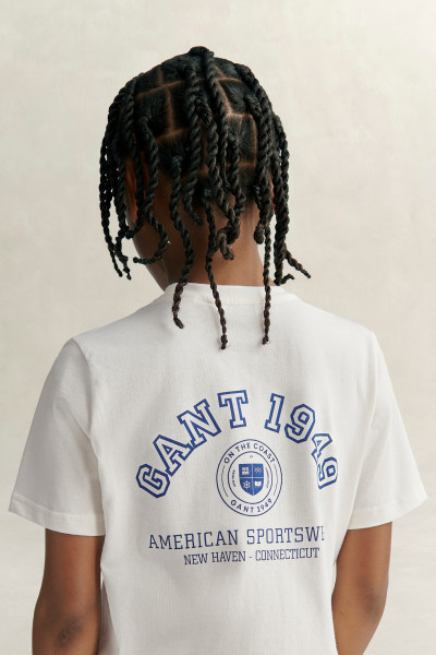 TRIČKO GANT CIRCLE GRAPHIC SS T-SHIRT - Fotografia č. 3