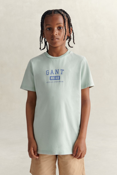 PÓLÓ GANT OCEAN WASH GRAPHIC SS T-SHIRT - Kép 1