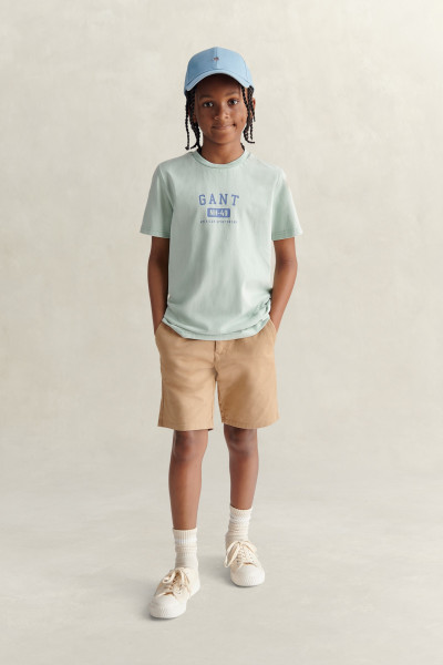 TRIČKO GANT OCEAN WASH GRAPHIC SS T-SHIRT - Fotografia č. 4