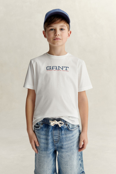 TRIČKO GANT COASTAL GRAPHIC SS T-SHIRT - Fotografie č. 1