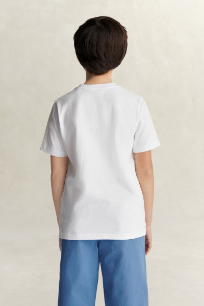 TRIČKO GANT BADGE POCKET SS T-SHIRT - Fotografia č. 2