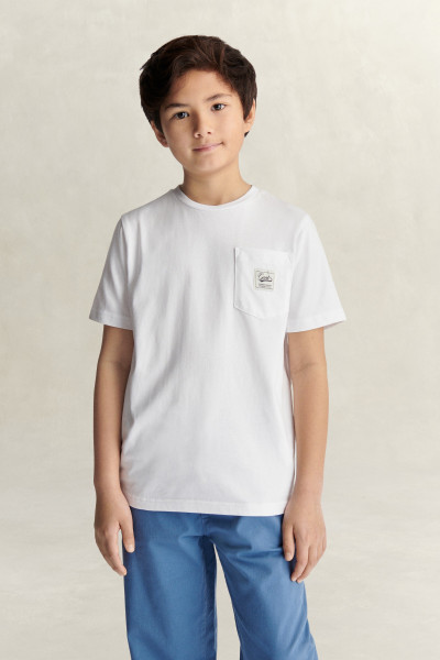 TRIČKO GANT BADGE POCKET SS T-SHIRT - Fotografie č. 1