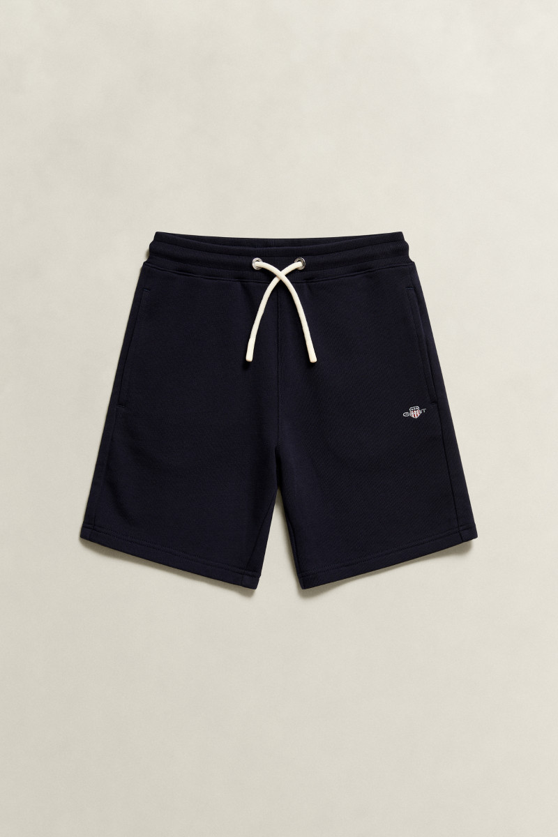 TEPLÁKOVÉ ŠORTKY GANT SHIELD SWEATSHORTS EVENING BLUE