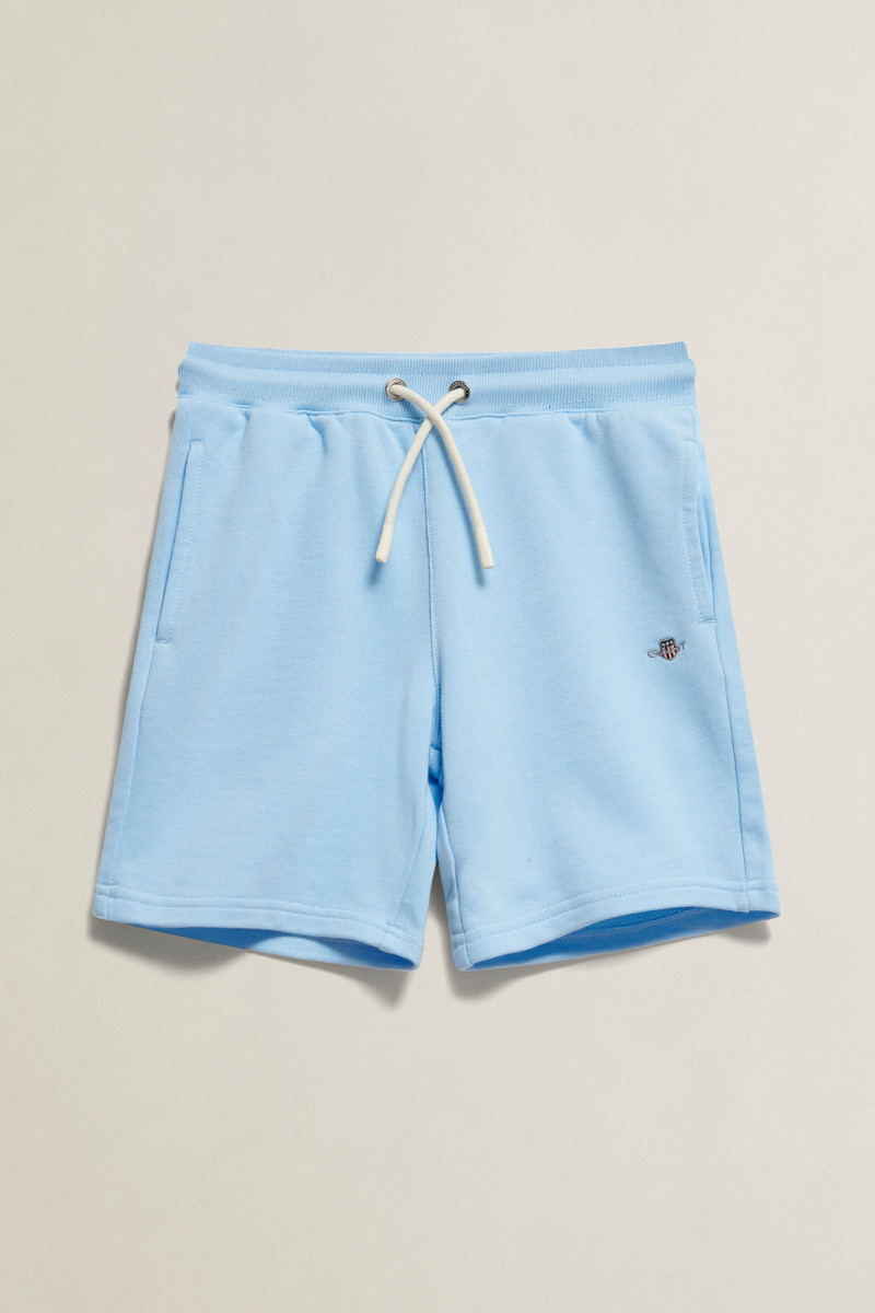 E-shop TEPLÁKOVÉ ŠORTKY GANT SHIELD SWEATSHORTS SKY BLUE