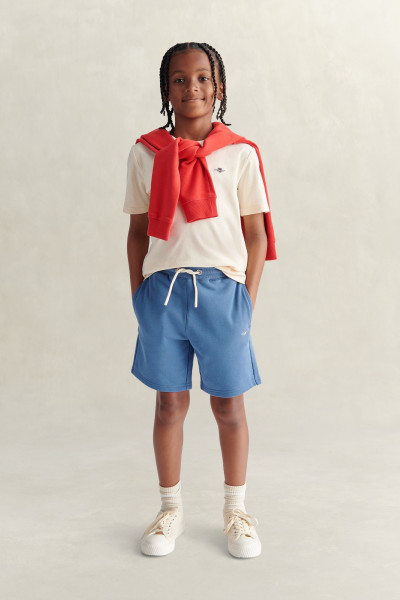 TEPLÁKOVÉ ŠORTKY GANT SHIELD SWEATSHORTS - Fotografia č. 1
