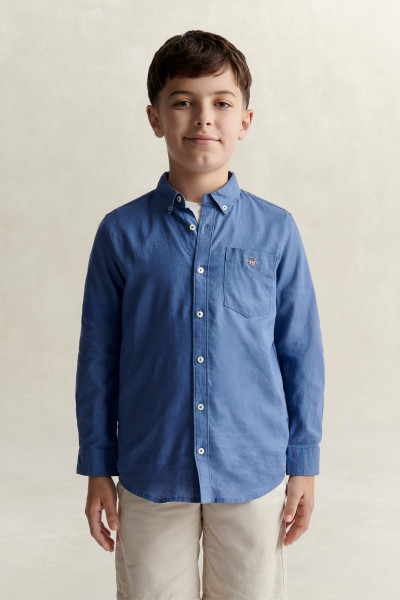 KOŠEĽA GANT SHIELD LINEN BLEND SHIRT - Fotografia č. 1