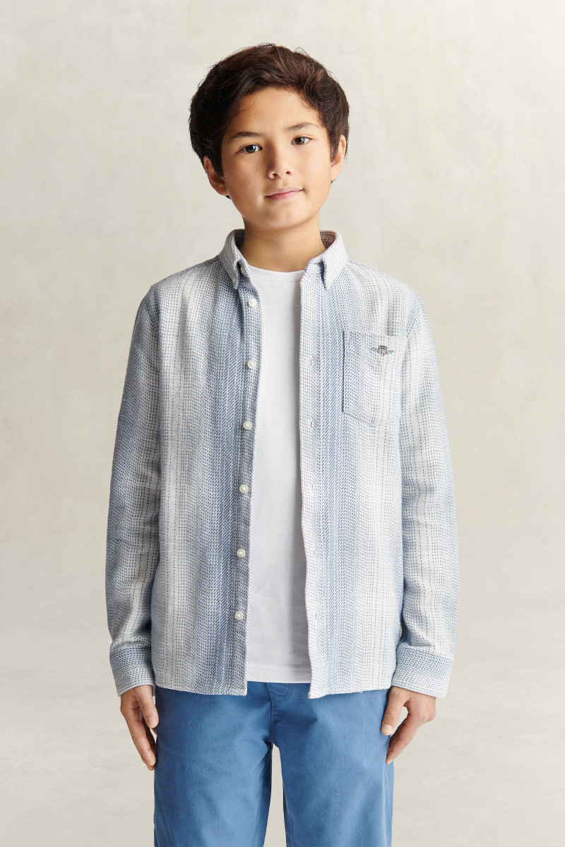 KOŠEĽA GANT CHECKED OVERSHIRT SKY BLUE