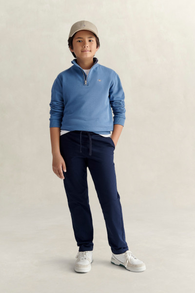 DŽÍNY GANT CHINO DRAWSTRING TROUSER - Fotografie č. 4