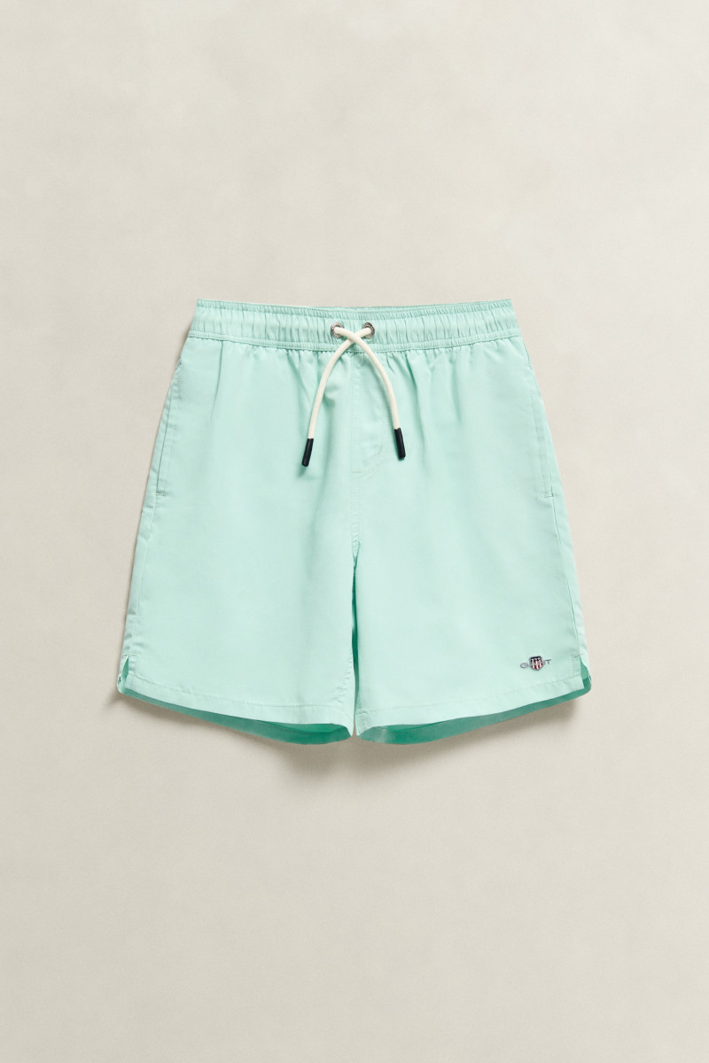 PLAVKY GANT SHIELD SWIMSHORT WASHED TURQUOISE