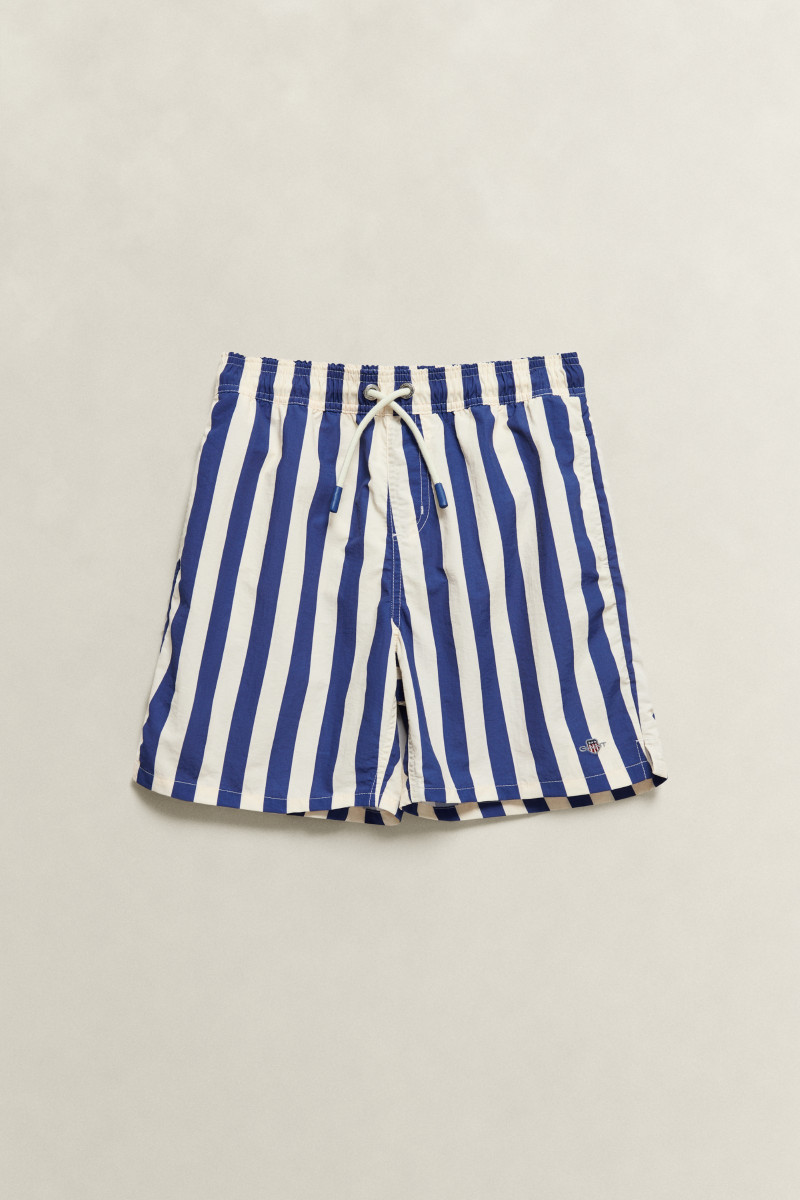 E-shop PLAVKY GANT BLOCK STRIPE SWIMSHORT VINTAGE BLUE