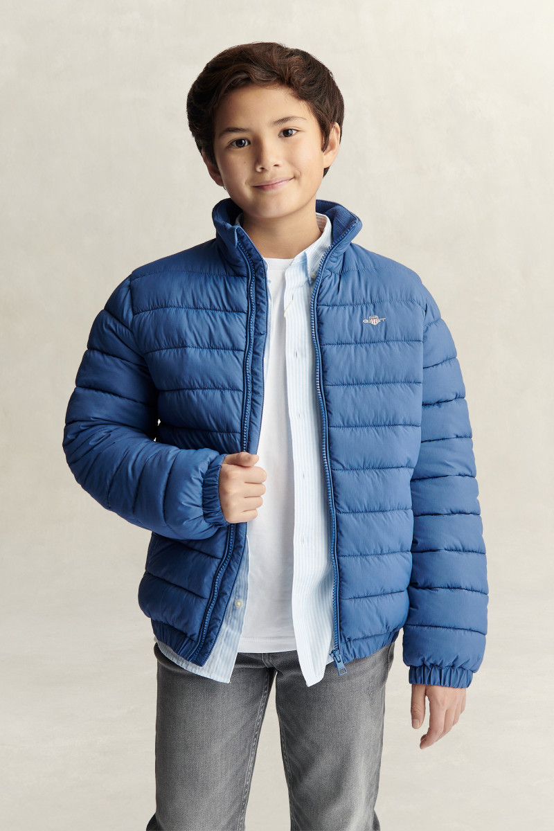 E-shop BUNDA GANT LIGHTWEIGHT QUILTED JACKET VINTAGE BLUE