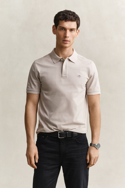 PÓLÓ GANT REG SHIELD SS PIQUE POLO - Kép 1