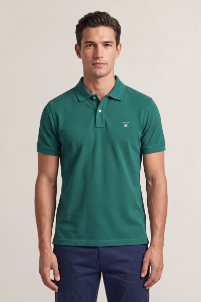 POLOKOŠEĽA GANT REG SHIELD SS PIQUE POLO - Fotografia č. 1
