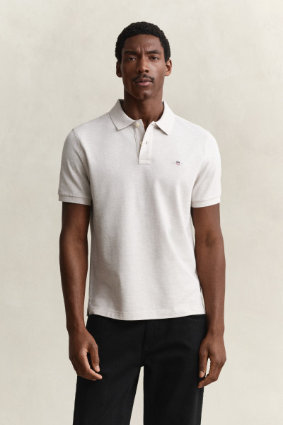 PÓLÓ GANT REG SHIELD SS PIQUE POLO - Kép 1