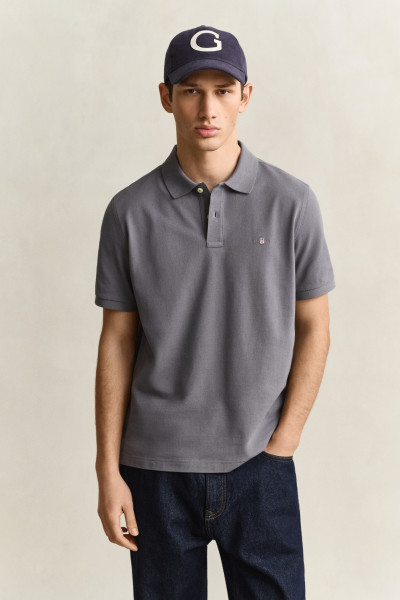 PÓLÓ GANT REG SHIELD SS PIQUE POLO - Kép 1