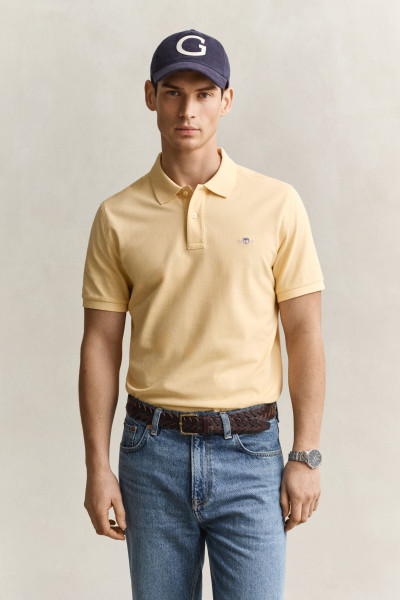 PÓLÓ GANT REG SHIELD SS PIQUE POLO - Kép 1