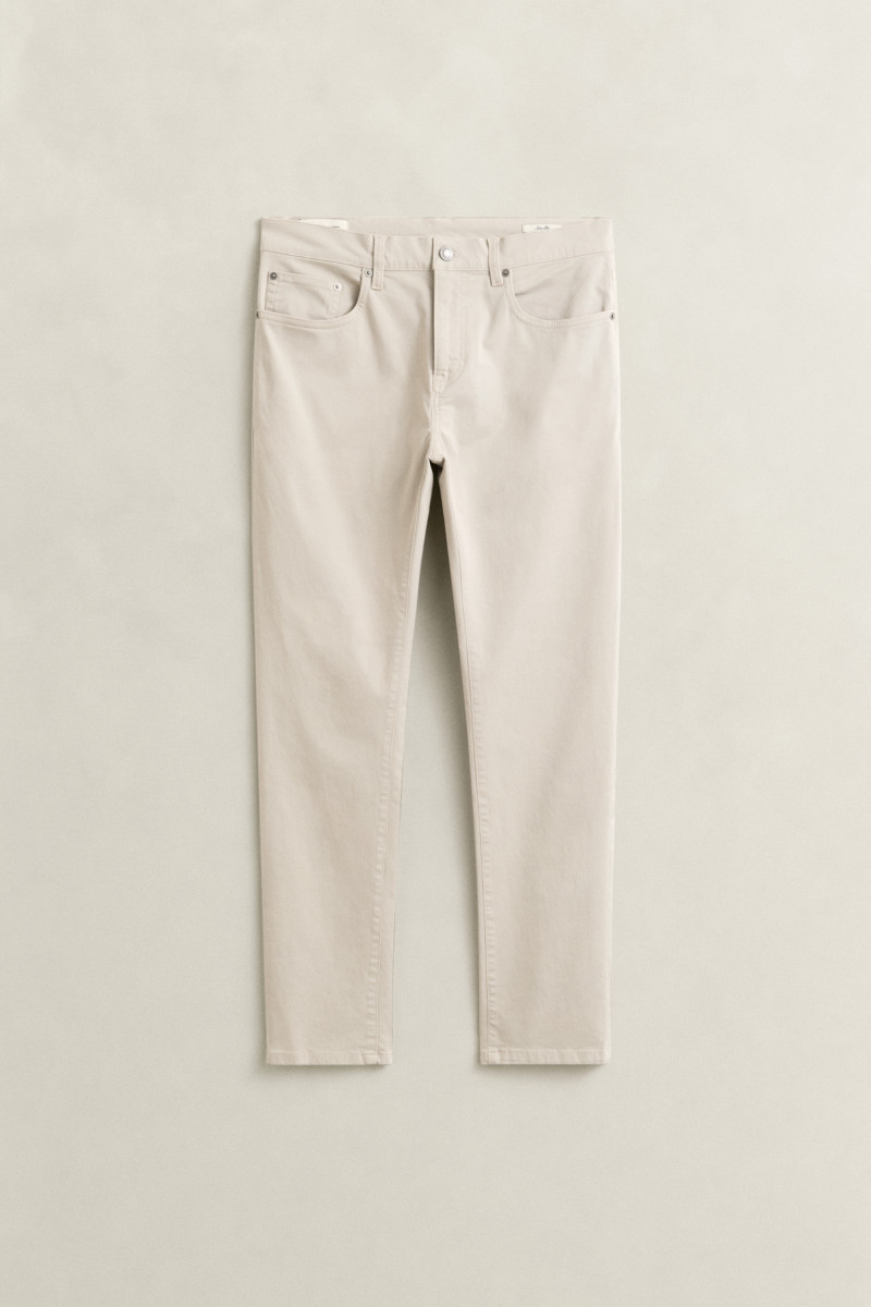 DŽÍNSY GANT SLIM DESERT JEANS CLAY BEIGE
