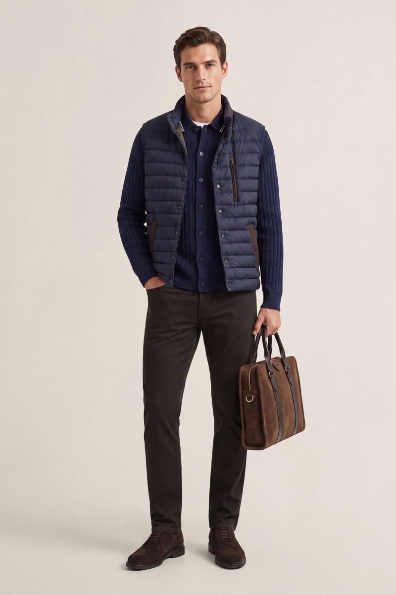 DŽÍNSY GANT SLIM DESERT JEANS DARK MOSS GREEN