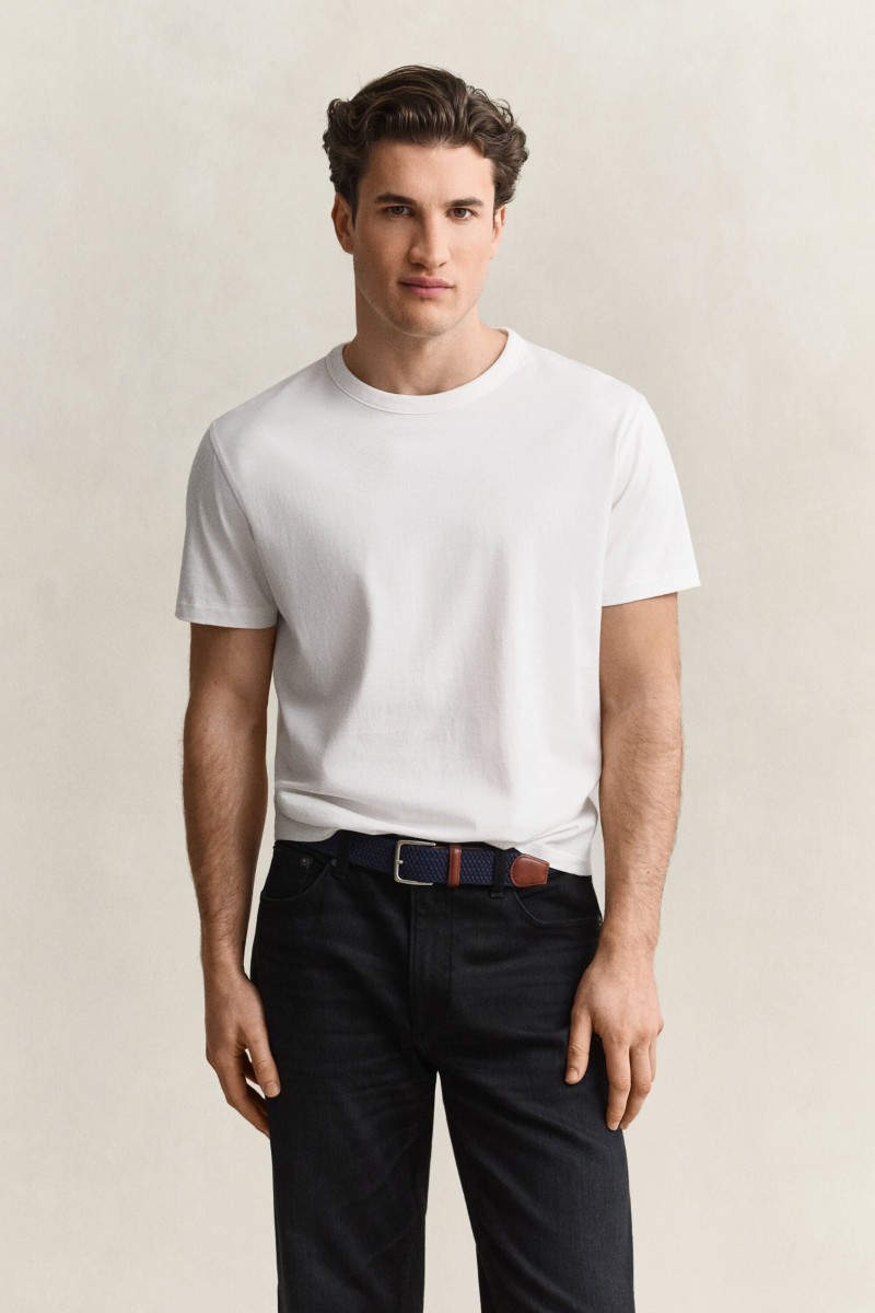 TRIČKO GANT PIMA T-SHIRT EGGSHELL
