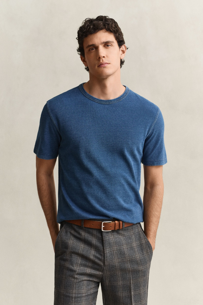 TRIČKO GANT INDIGO SS T-SHIRT INDIGO