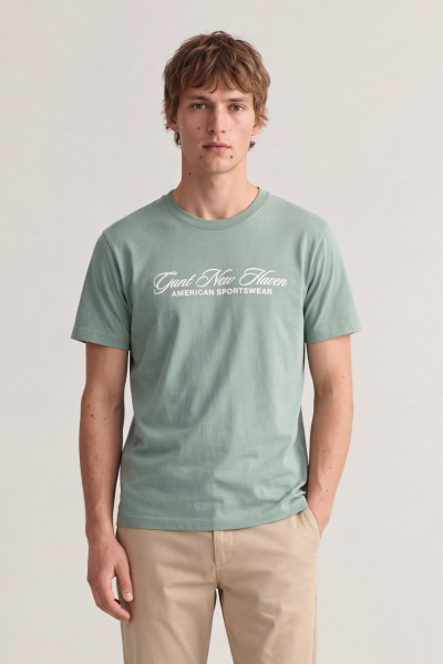 TRIČKO GANT GRAPHIC SS T-SHIRT - Fotografia č. 1