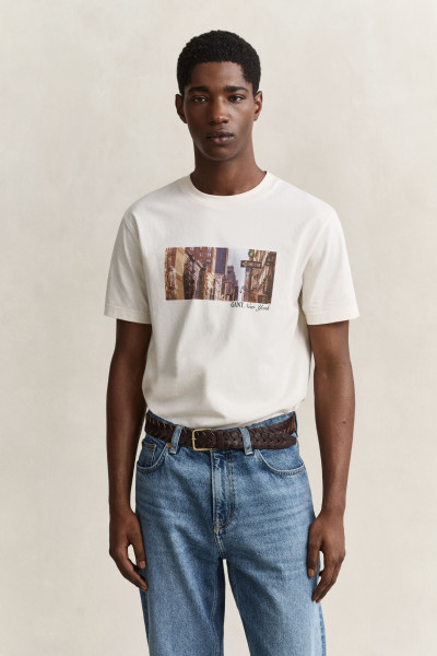 TRIČKO GANT GRAPHIC SS T-SHIRT - Fotografia č. 1