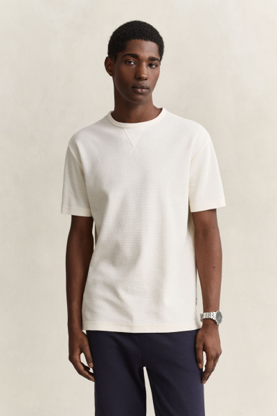 PÓLÓ GANT MICRO TEXTURE SS T-SHIRT - Kép 1