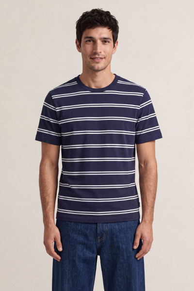 PÓLÓ GANT PIMA STRIPED SS T-SHIRT - Kép 1
