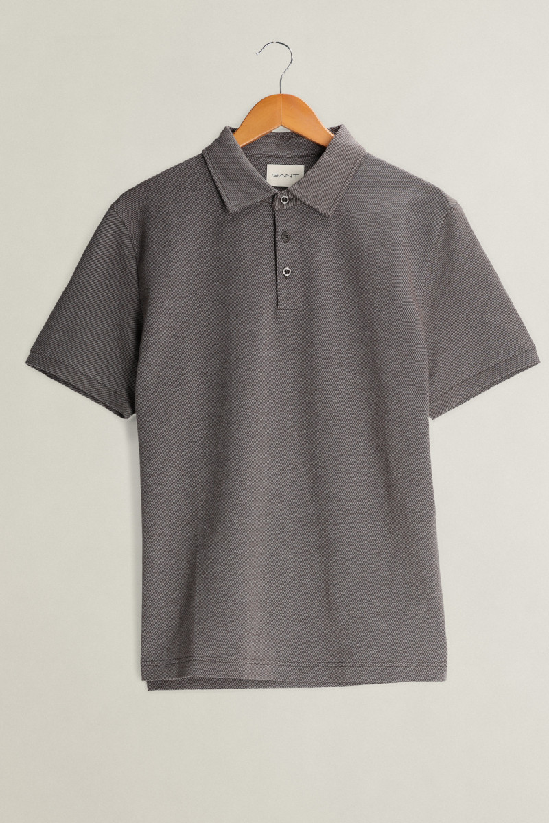 POLOKOŠEĽA GANT TWILL SS POLO BROWN MELANGE