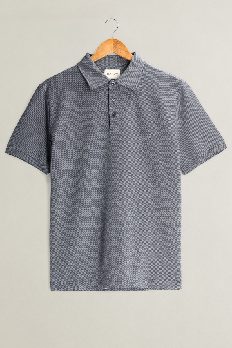 POLOKOŠEĽA GANT TWILL SS POLO DARK INDIGO MELANGE