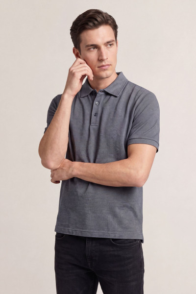 PÓLÓ GANT TWILL SS POLO - Kép 1
