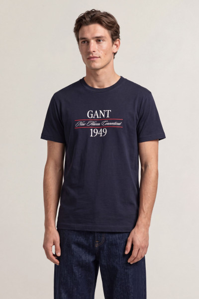 TRIČKO GANT GRAPHIC SS T-SHIRT - Fotografia č. 1