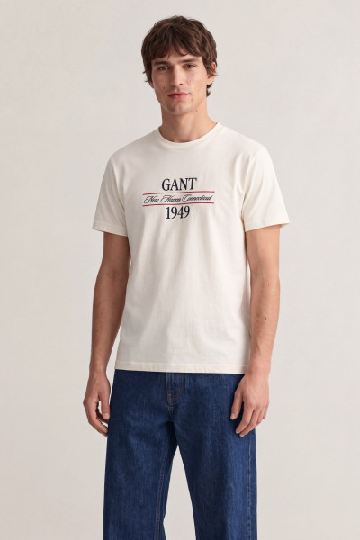 TRIČKO GANT GRAPHIC SS T-SHIRT - Fotografia č. 1