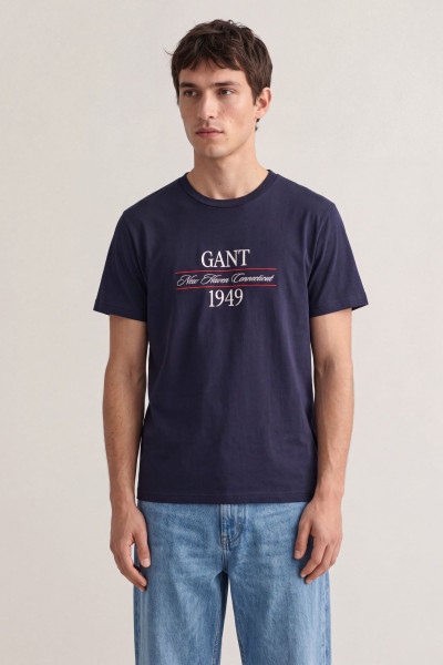 TRIČKO GANT GRAPHIC SS T-SHIRT - Fotografia č. 1