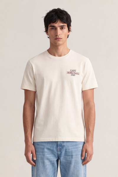 TRIČKO GANT GRAPHIC SS T-SHIRT - Fotografia č. 1