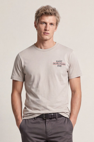 PÓLÓ GANT GRAPHIC SS T-SHIRT - Kép 1